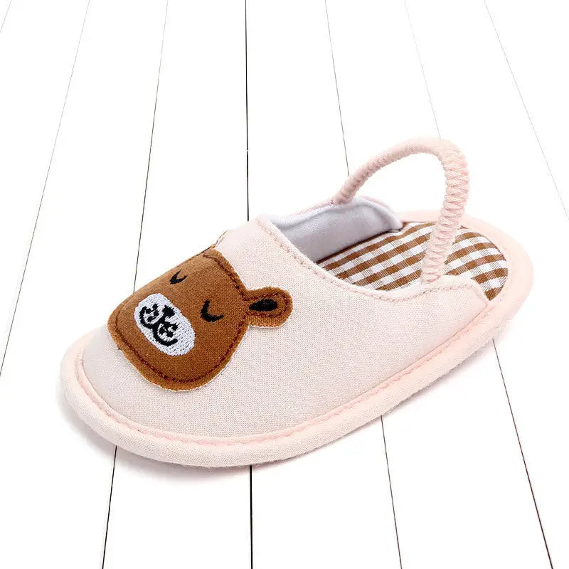 CuddleSteps: Non-Slip Baby Cotton Slippers - Pink / 11