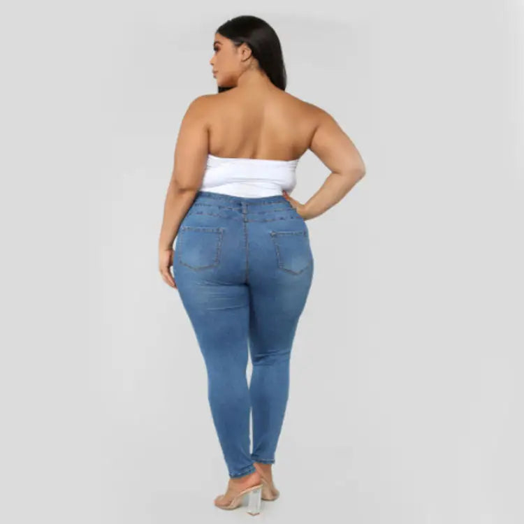 CurveFlex Ripped Jeans