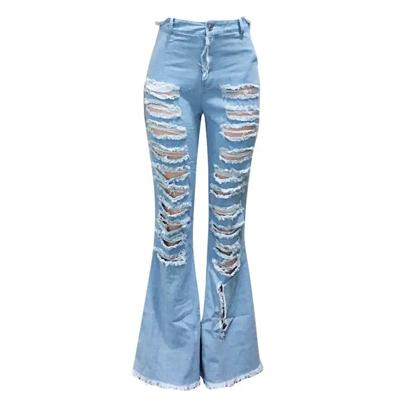 Custom Chic Flares - Light Blue / S