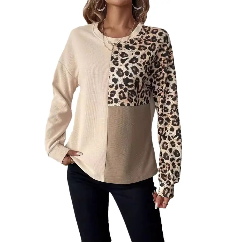 Custom Leopard Cozy Long Sleeve