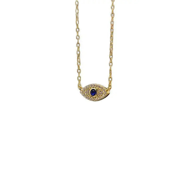 Divine Eye Necklace with Crystal Embellishments