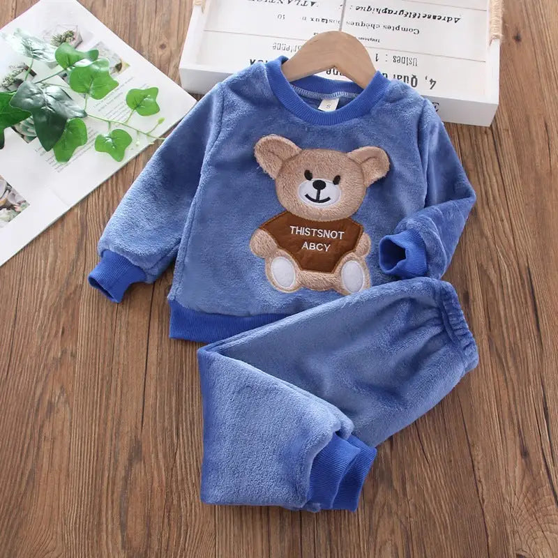 Dreamy Snuggles: Cozy Pajamas & Playtime Suits - Blue / 100cm