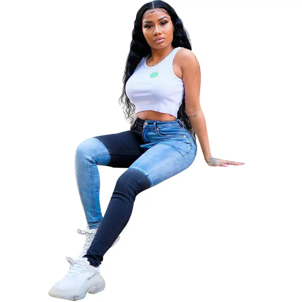 DualTone Denim Jeans