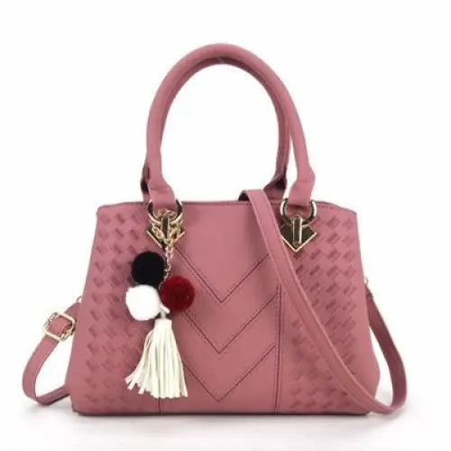 Elegance Luxe: Women’s Crossbody Handbag - Rubber powder