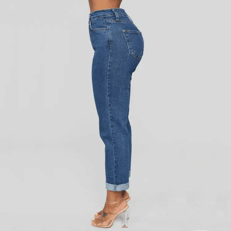 Elevate: Women’s High-Waist Loose Jeans