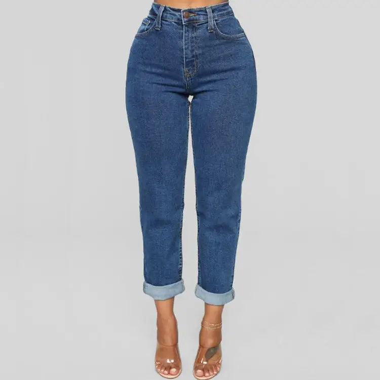 Elevate: Women’s High-Waist Loose Jeans
