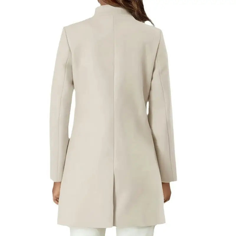 EuAm Slim Fit Wool Coat