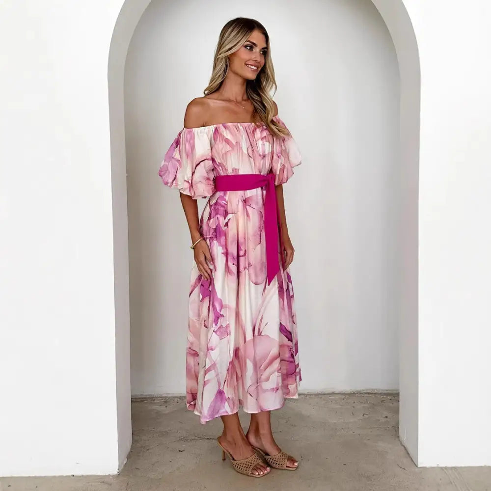 EuroAm Summer Swing: Puff Sleeve Dress