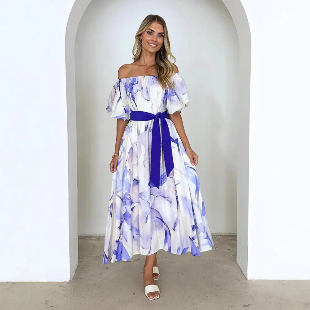 EuroAm Summer Swing: Puff Sleeve Dress