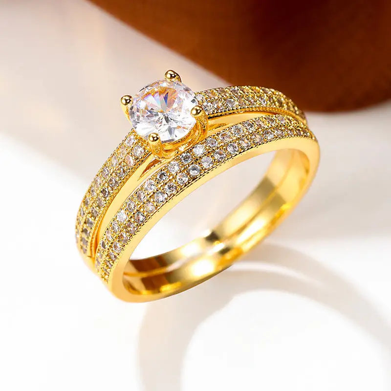 EuroAmour Elegant Engagement Ring