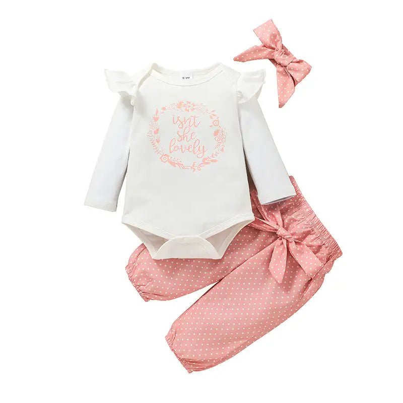 EuroChic Kids: Seasonal Trendy 3-Piece Outfit - HP20133B / 700 3m