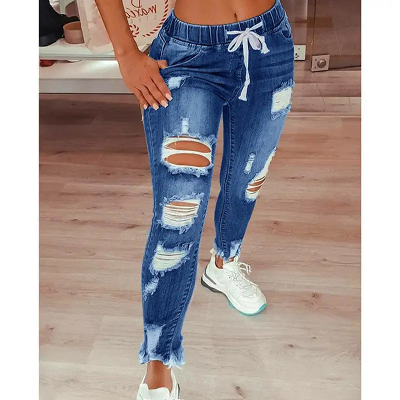 EuroSlim Jeans - Dark Blue / S