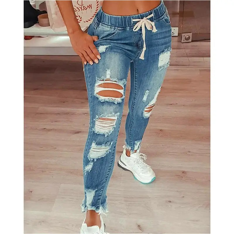 EuroSlim Jeans - Light Blue / S