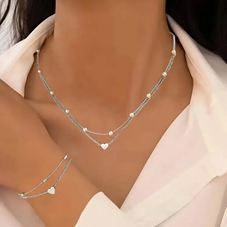 Exquisite Jewelry Set with Elegant Craftsmanship - 6300102HB / Alloy