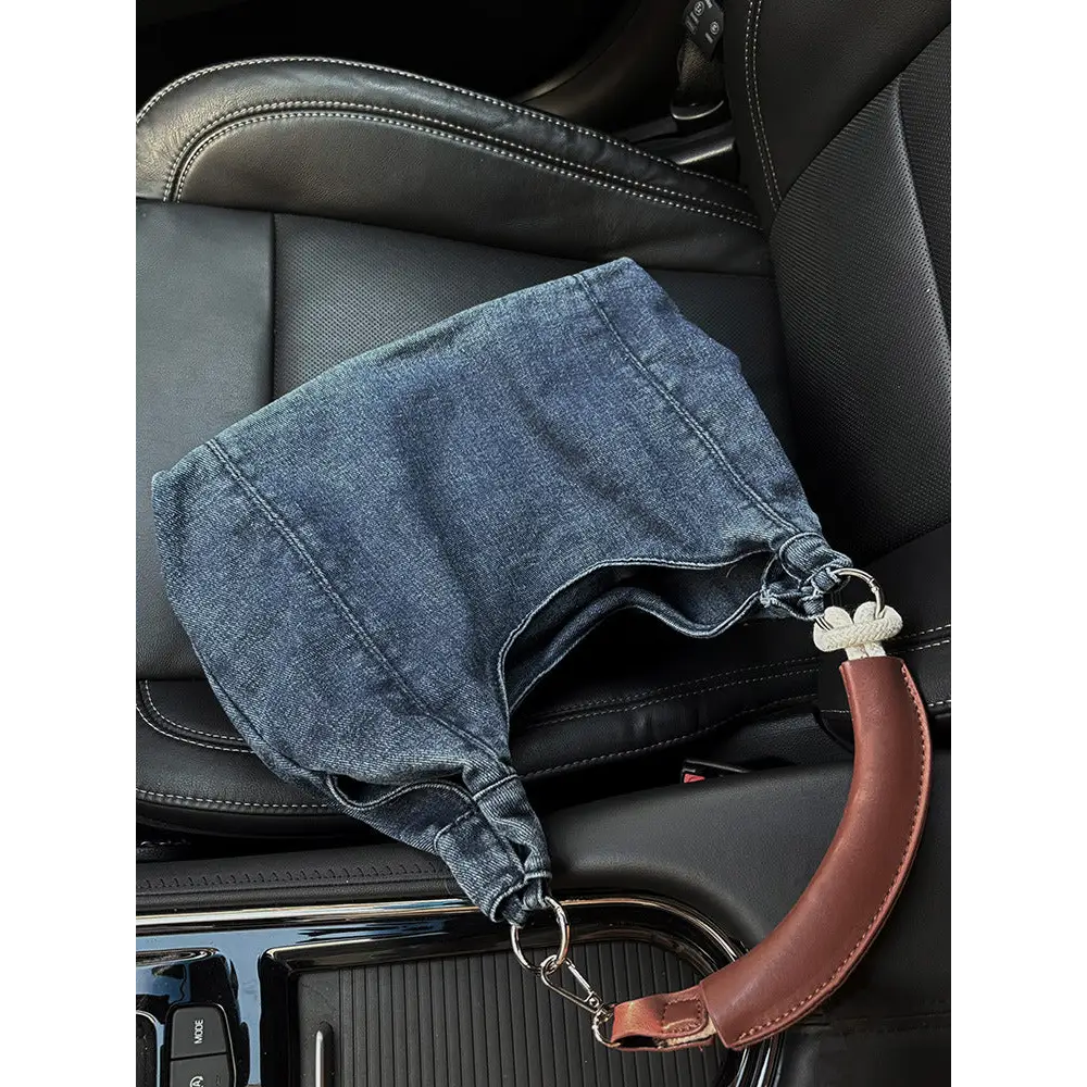 FashBag: Casual Chic Shoulder Bag - Denim Blue