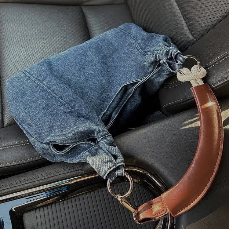 FashBag: Casual Chic Shoulder Bag - Denim Blue