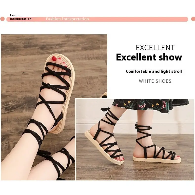 Flannel Femme: Casual Flat Sandals