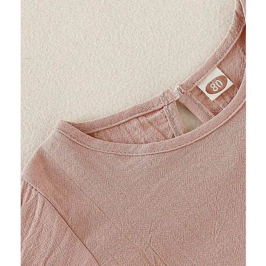 FlareFun: Toddler Cotton Short Sleeve Dress