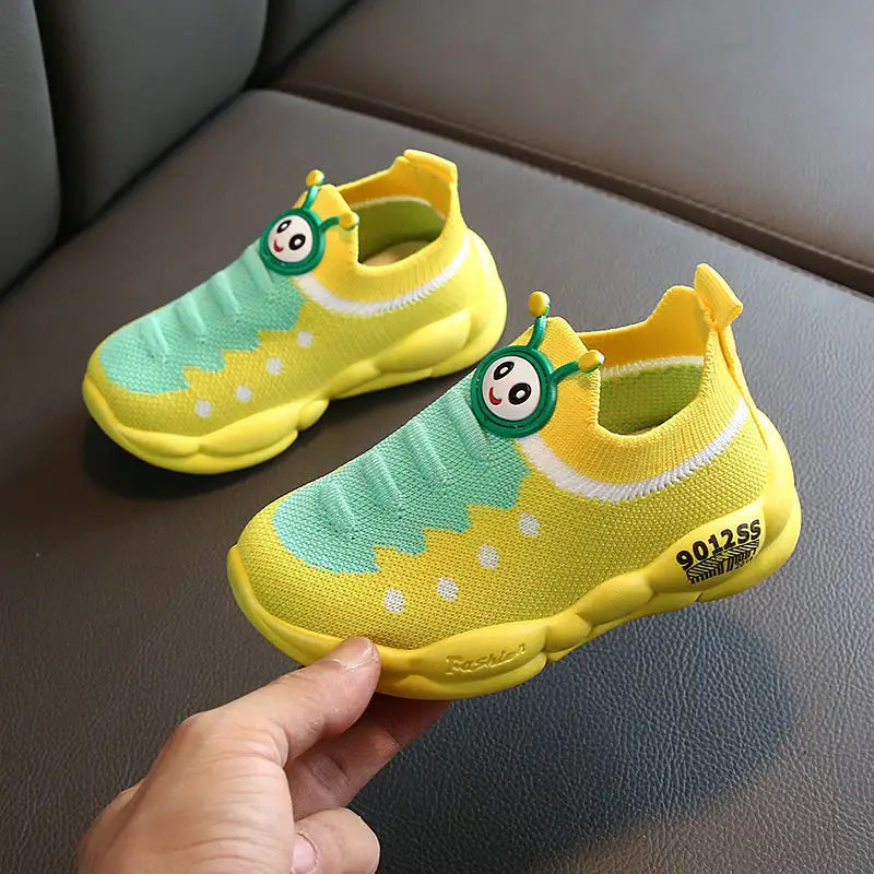 FlexFit Kids Sneakers - Yellow / 17