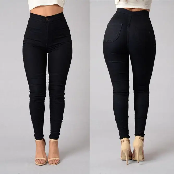FlexFit Skinny Jeans - Black / 3XL