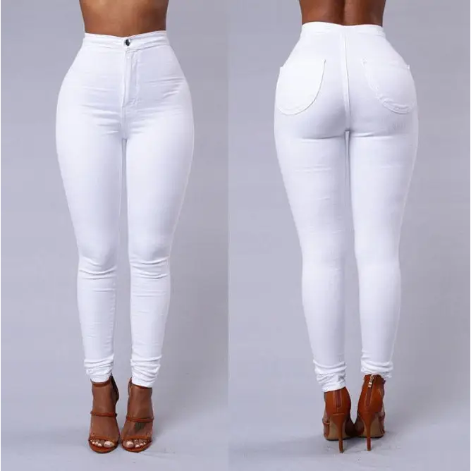 FlexFit Skinny Jeans - White / M
