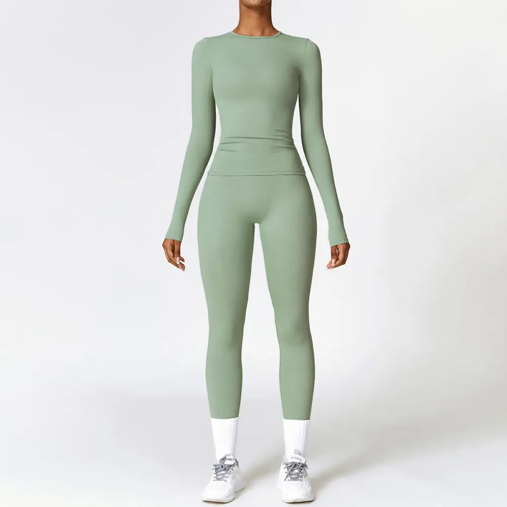 FlexFit Yoga Set - Green / S