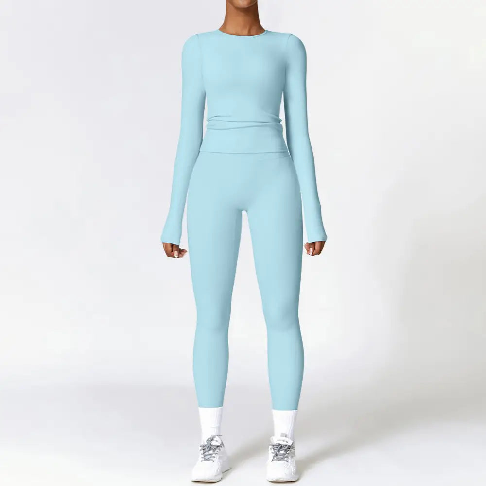 FlexFit Yoga Set - Sky Blue / S