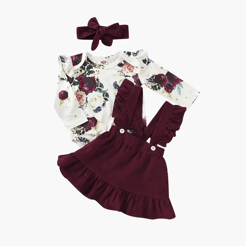 Flower Bundle Straps - Red / 70cm