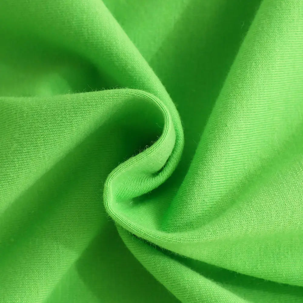 Furry Green Skirt Set