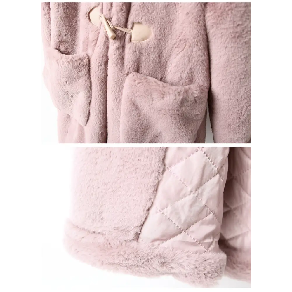 FuzzyPals Kids’ Cozy Faux Fur Coat