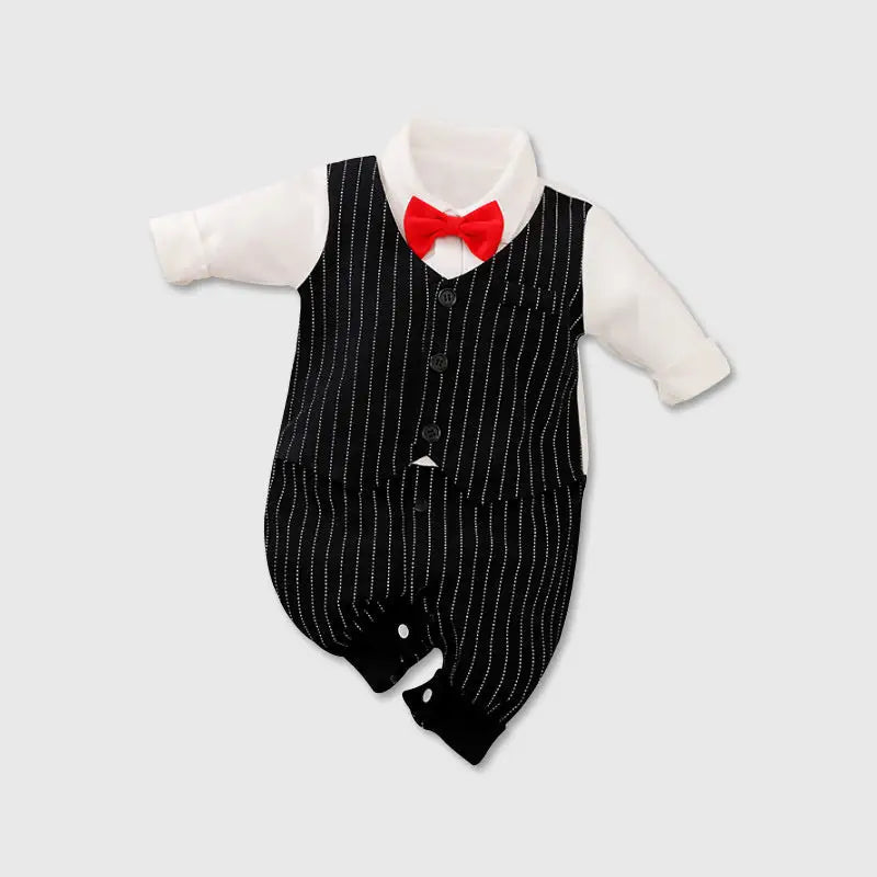 GentleSprout: Seasonal Long-Sleeve Baby Jumpsuit - as shown / 59cm / K