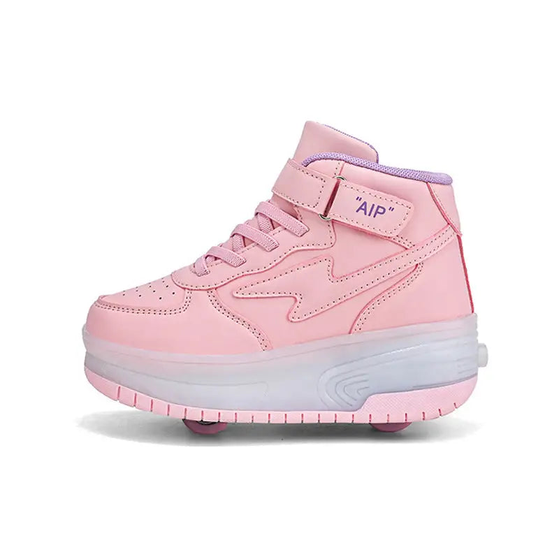 GlidePro Youth Dual Skates - 8205 Pink / 29