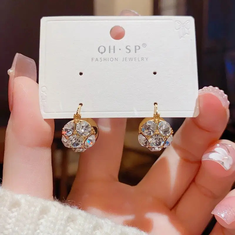Golden Geo Chic 14K Gold Fashion Ear Clips - No 24