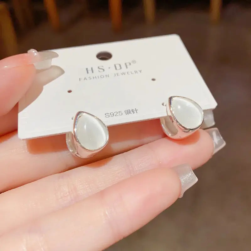 Golden Geo Chic 14K Gold Fashion Ear Clips - No 42