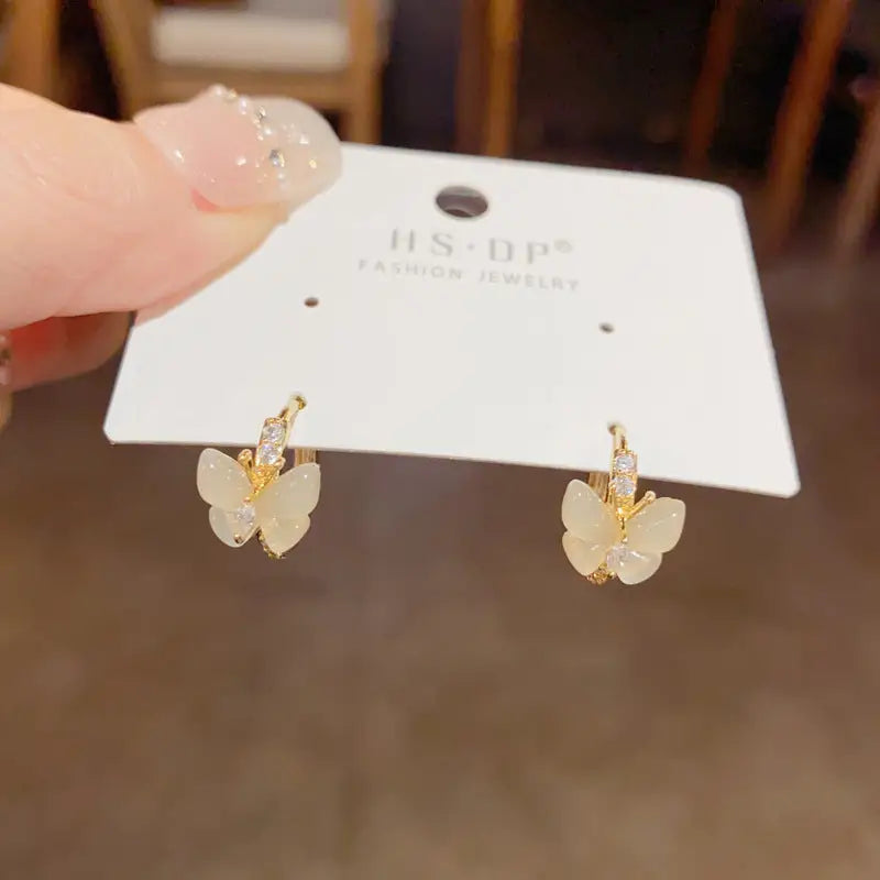 Golden Geo Chic 14K Gold Fashion Ear Clips - No 51