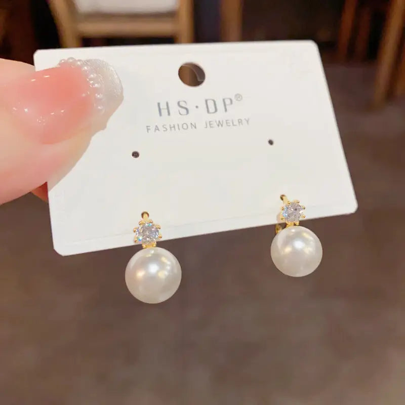 Golden Geo Chic 14K Gold Fashion Ear Clips - No 53