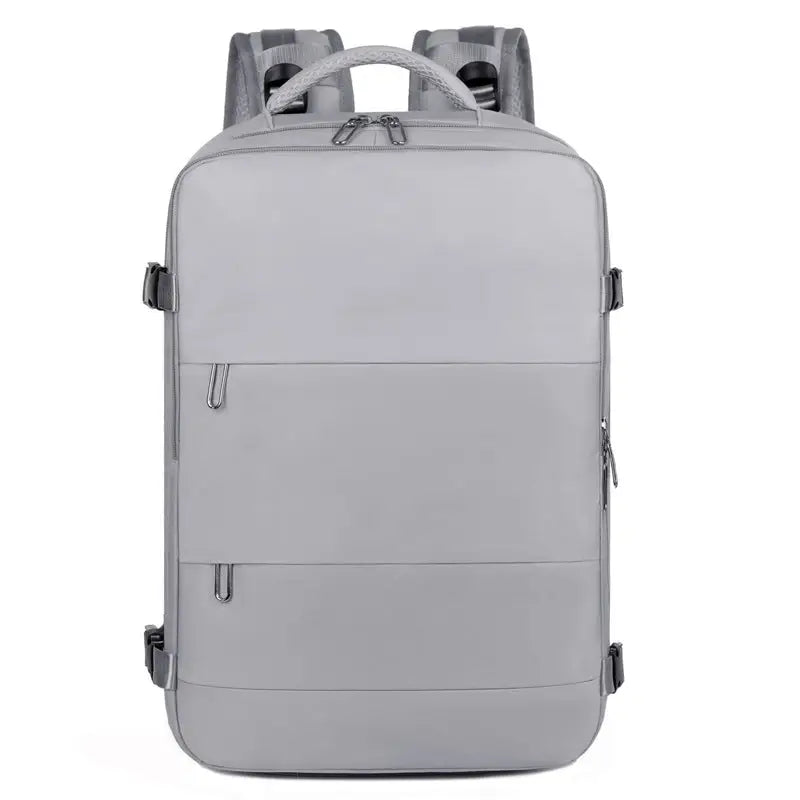 HerVoyage: All-in-One Travel & College Backpack - Gray