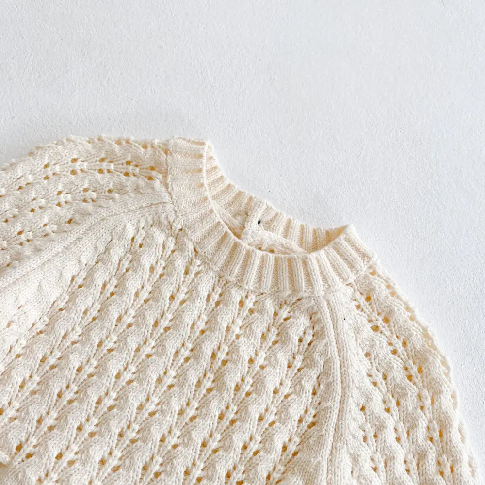 Hollow Harpy Knit Dress for Baby Girls