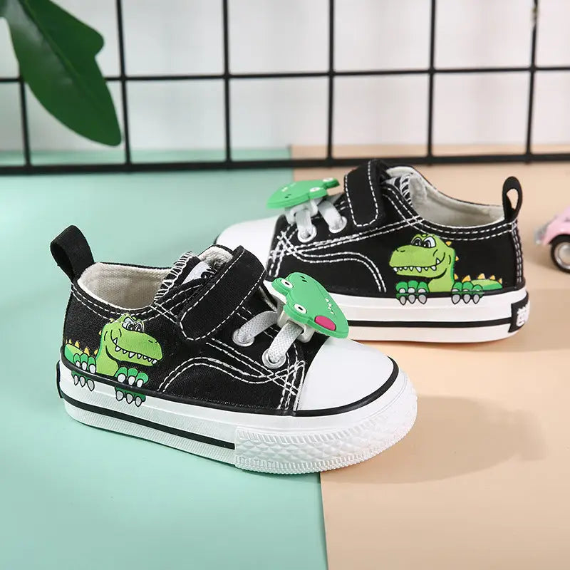 Hoppy Toes Soft Shoes - Black / 18