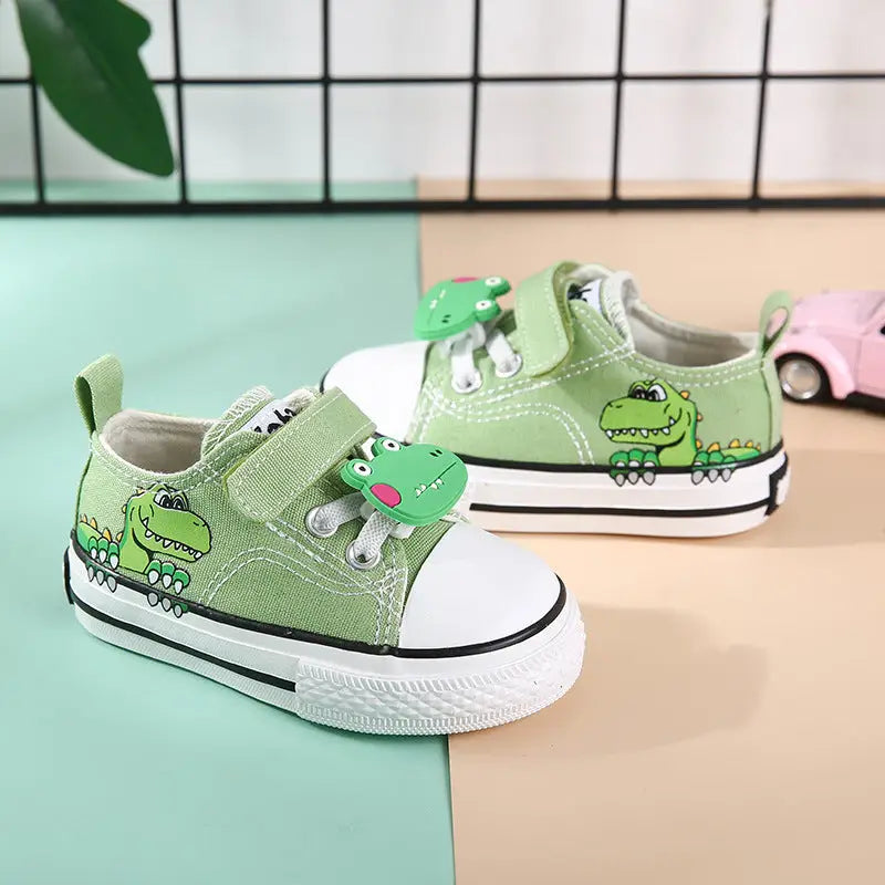 Hoppy Toes Soft Shoes - Green / 18