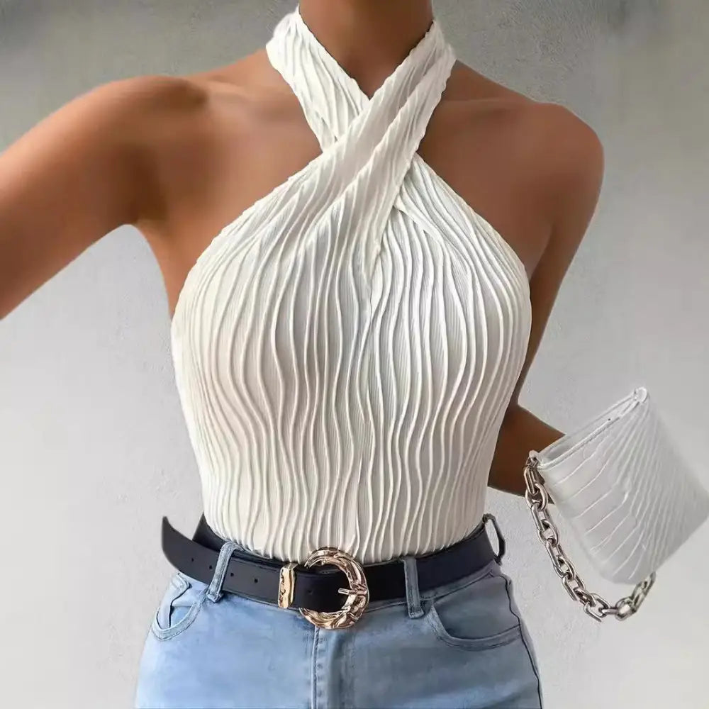 Knit Halter Top for Her