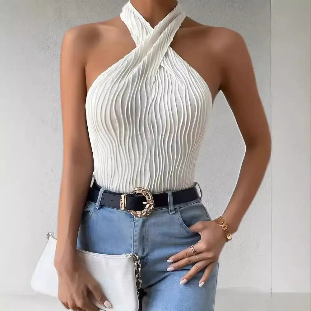 Knit Halter Top for Her