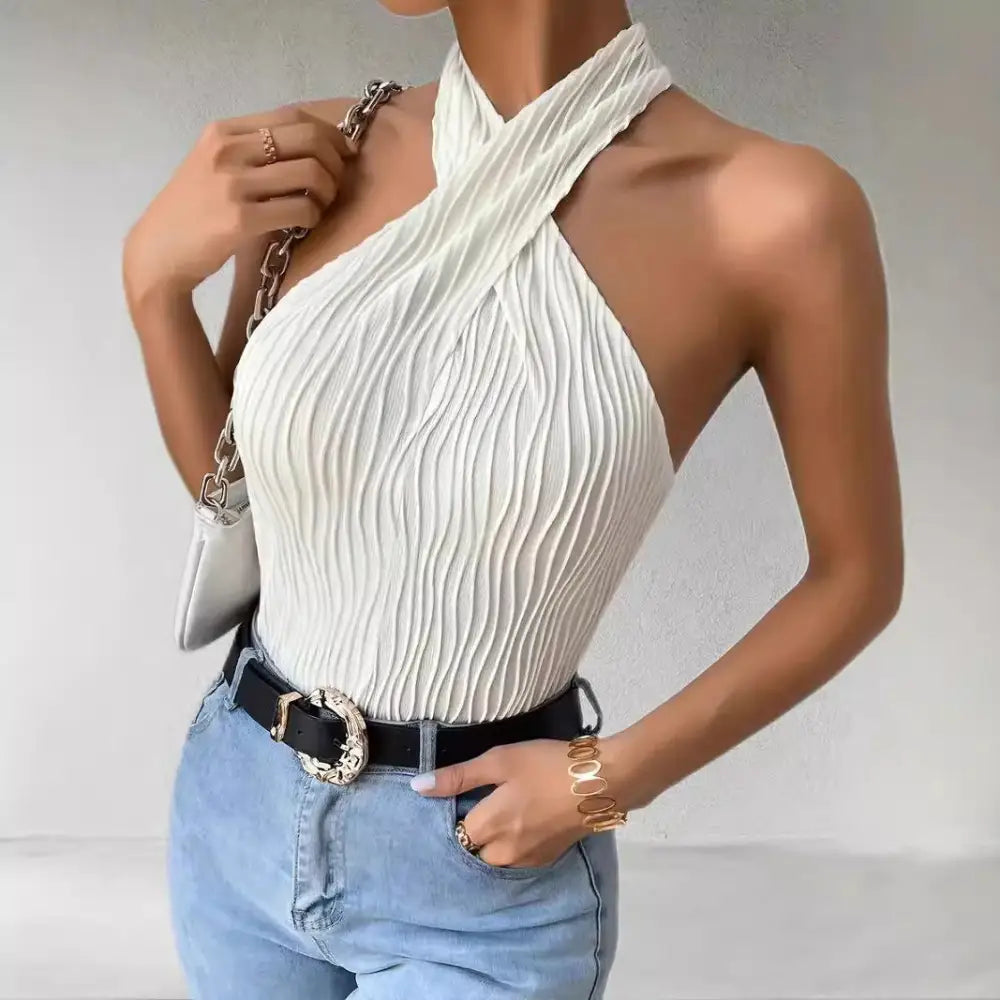 Knit Halter Top for Her