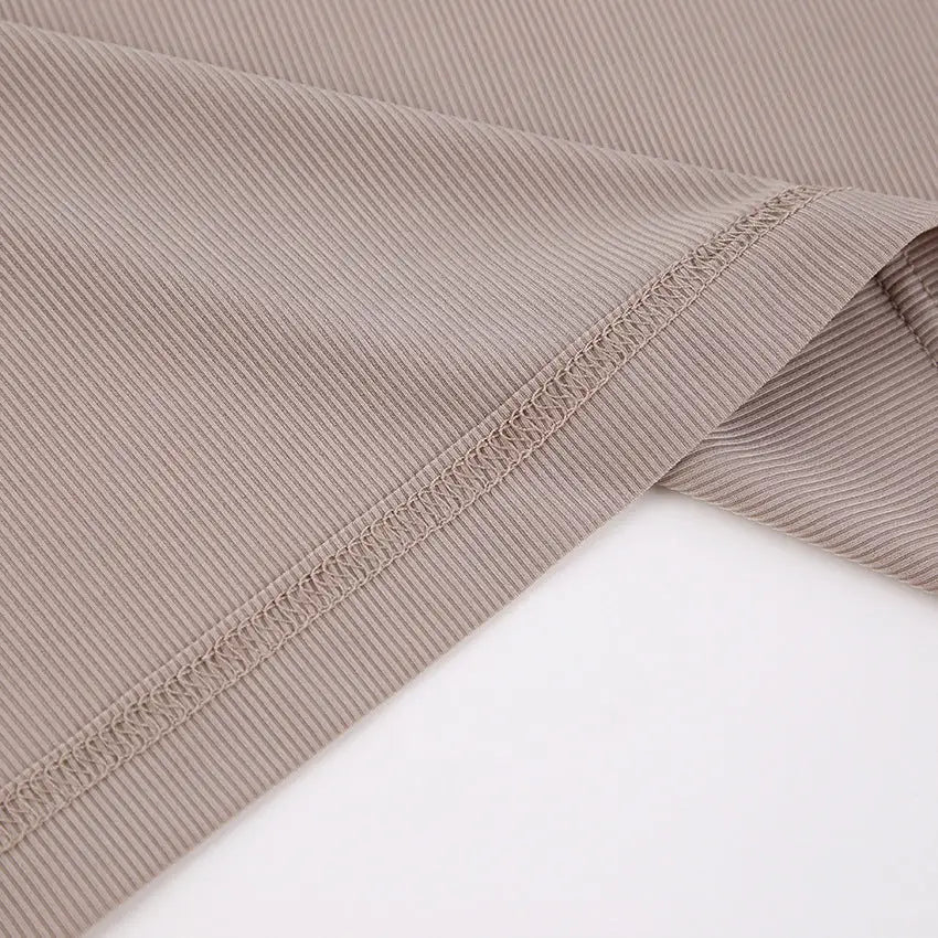 Knitted French Ice Silk Rib Wrap Chest Underwear Comfortable Women’s Pajamas