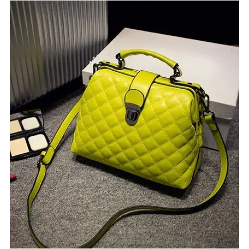 Lingge Luxe: Vintage Charm Bag 2025 Collection - yellow