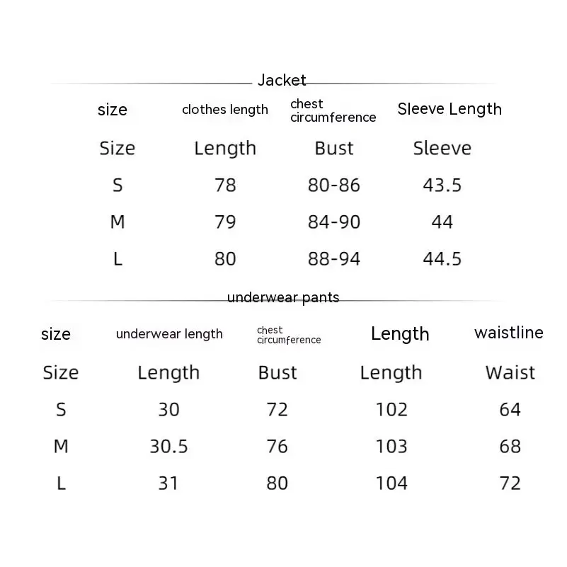 Long Sleeve Knitted Thermal Pajamas Loose Trousers Underwear Three-piece Set