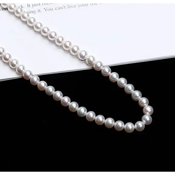 Pearl necklace.