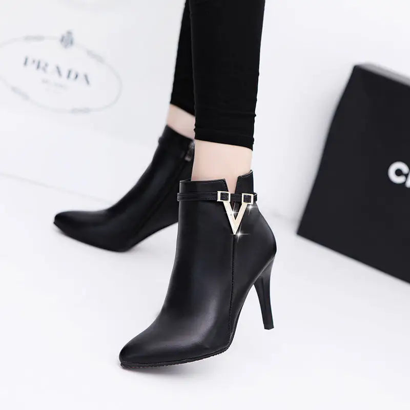 MajesticStride: British Heels by Martin - Black / 35