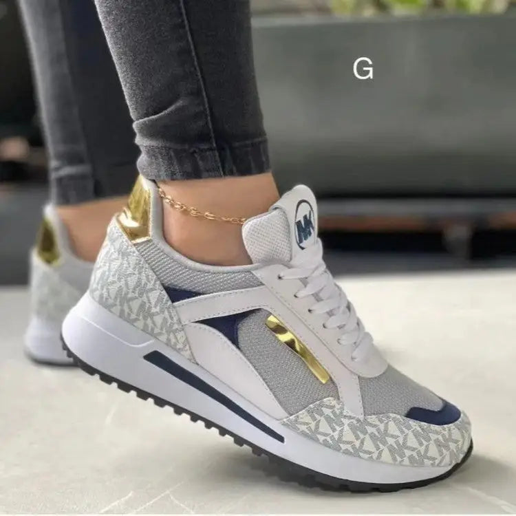 MaxRelax Mesh: Flat Bottom Leisure Sneakers - Gray / 36