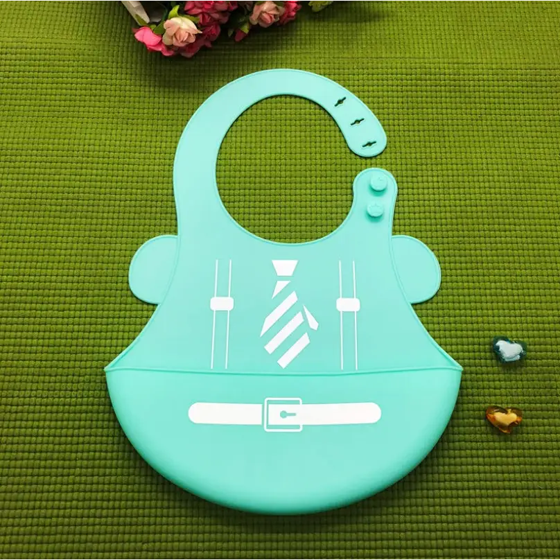 MealMate Bibs - Cyan gentleman